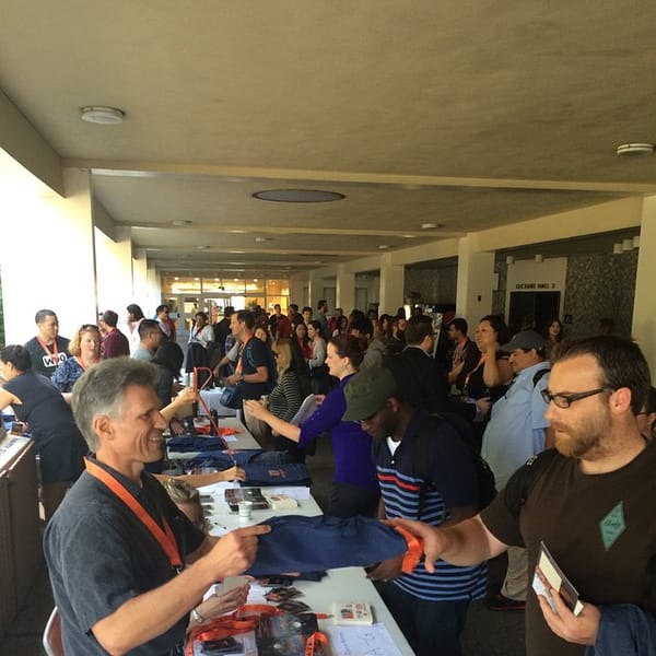 Registration, swag bags & t-shirts oh my! #wclax