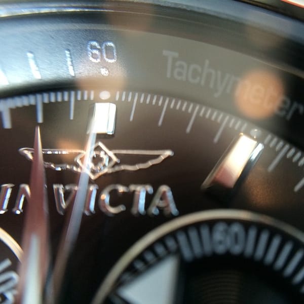 Playing around with my #Olloclip and my invicta watch. I love the macro lens on this thing.