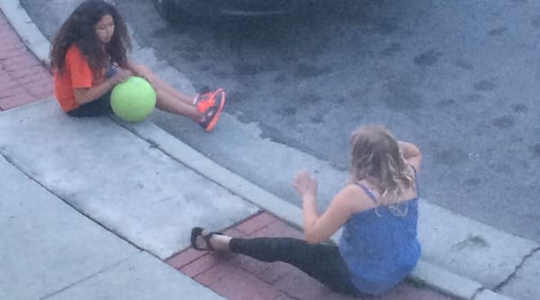 Playing in the street