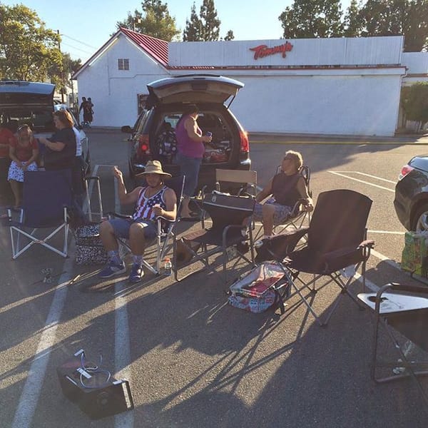 Watched the flyover at La Habra High School