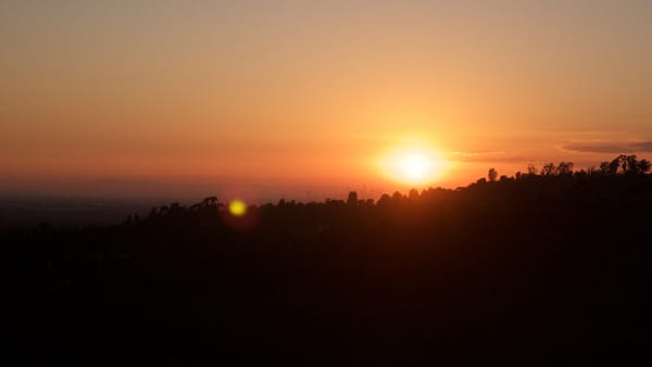 Second sunset timelapse from Arroyo Pescadero Trail