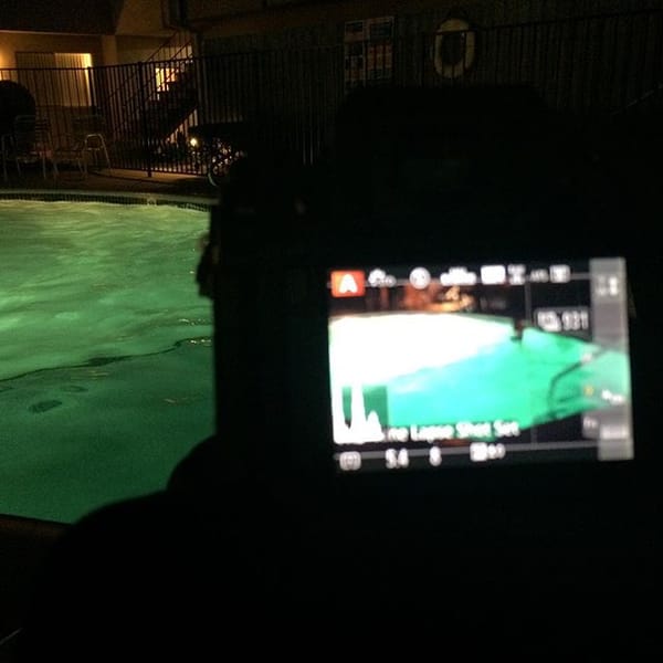 Trying my hand at a night time swim