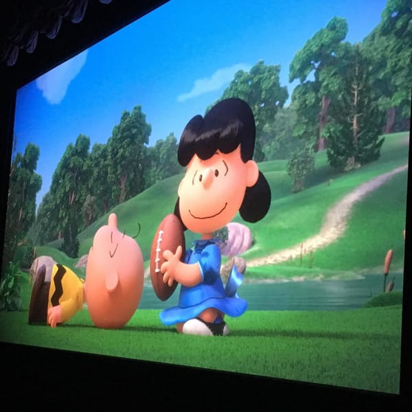 Awesome time with Jess watching Charlie Brown and The Peanuts