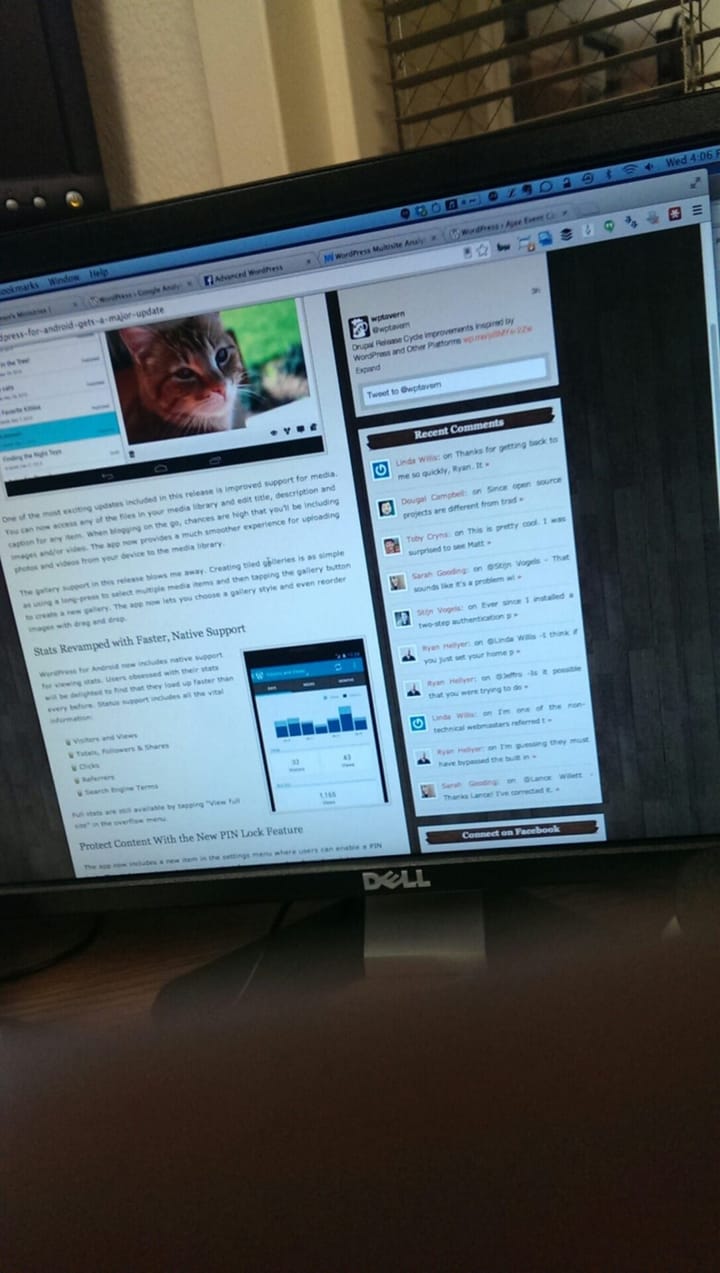 Checking out the Android app for WordPress Feature image
