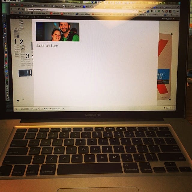 Clean slate for our @jentucker and mine #365 project. 356 pictures in one year. Feature image