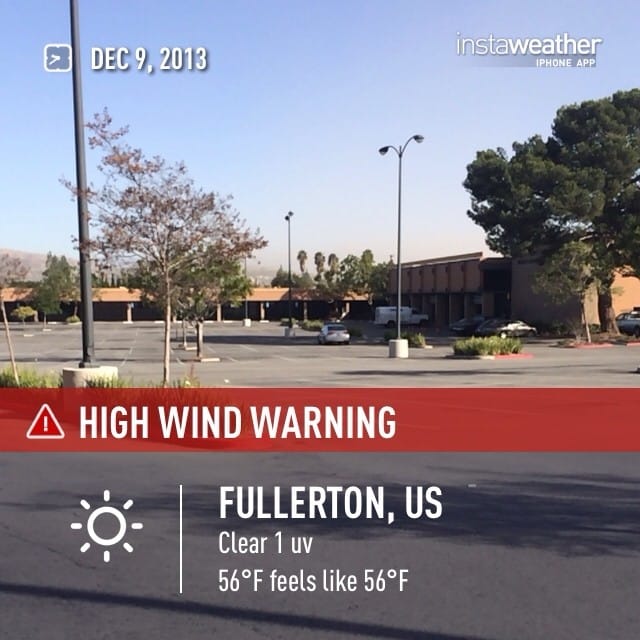 It's cold but no -20 like some places. Feature image