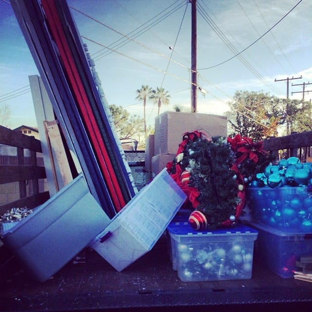 Today is Organize. We moved all of our Christmas Blvd stuff at work over to our storage locker. Lots of organizing and rearranging of decorations goin Feature image