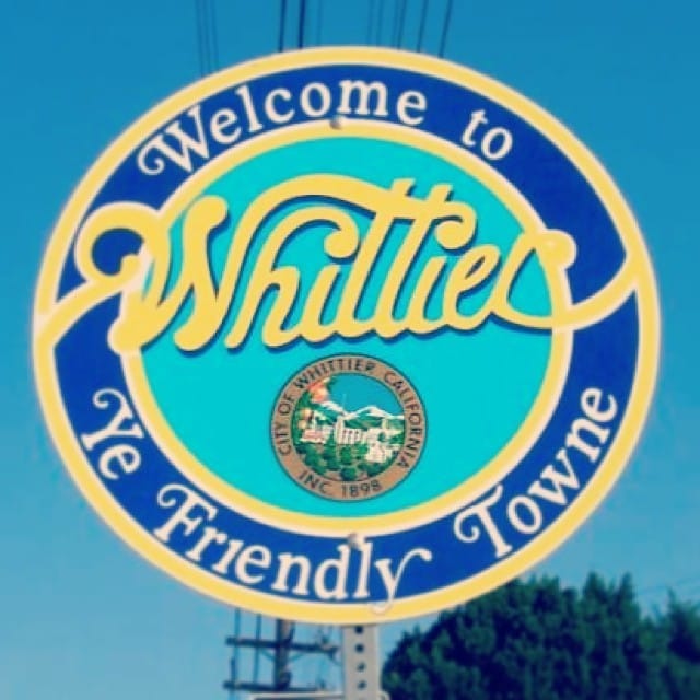 "In my town" we have these "Welcome to Whittier - Ye Friendly Towne" signs all over the place. #365 Feature image