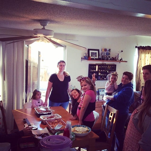 Awesome breakfast made by Jen. My goal was to eat with friends and family. #365 Feature image