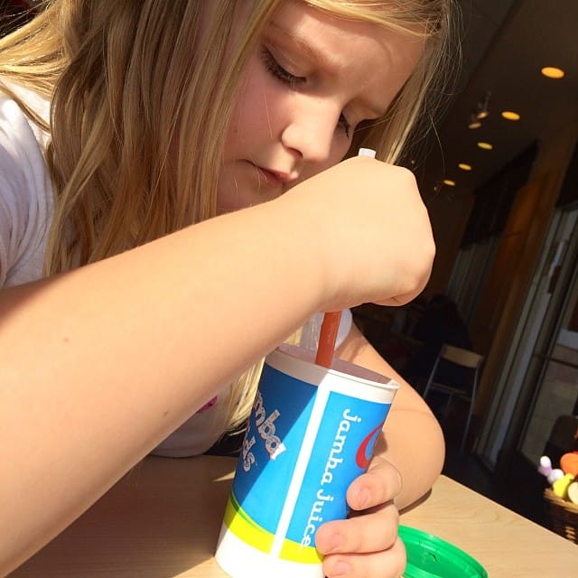 Fresh fruit from Jamba Juice after a morning of bouncing around at BounceU #365 Feature image