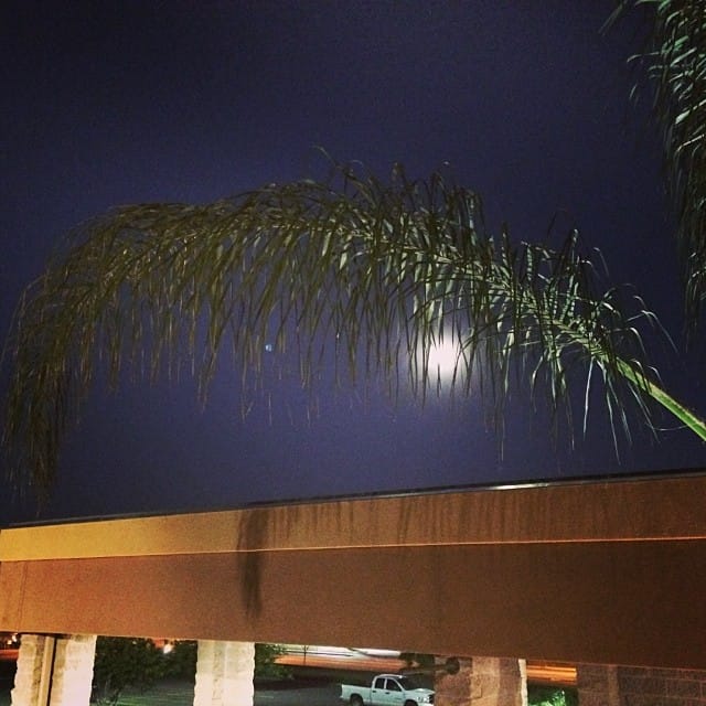 "Everyday I..." walk out of my office to go home and I'm either greeted by the distant hills or the moon. #365 Feature image