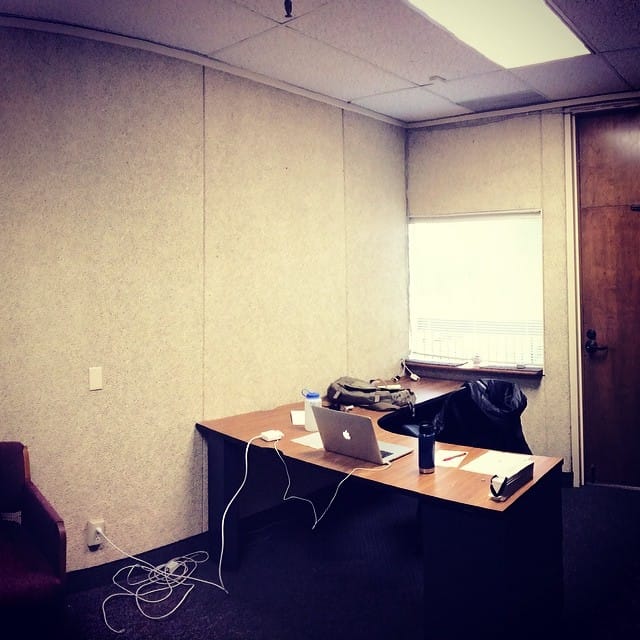 It doesn't look like much yet but this is my new office at work. I hope it works out to be a "peaceful" place to get stuff done. #365 Feature image