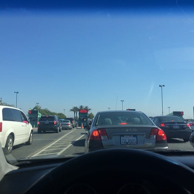 Crazy wait for parking. #disneyland Feature image