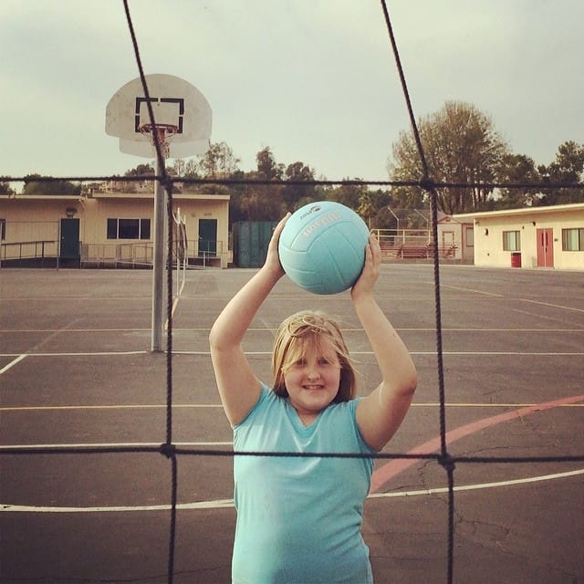 "In my hand" says Jessalyn, my future volleyball player #365 Feature image