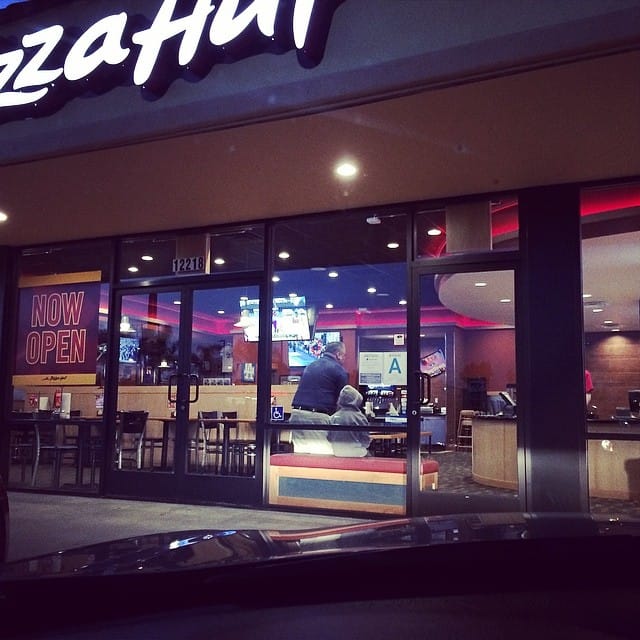 The first really nice looking Pizza Hut I've ever been to. Feature image