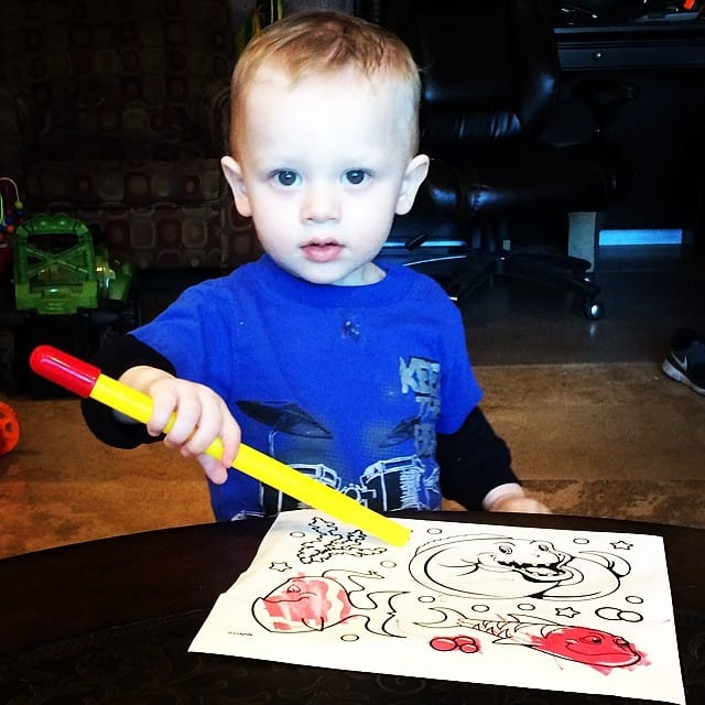 The "eyes" of my nephew Coen are blue with a hint of brown in the center. I hung out with this kid all day today and he's nothing but smiles and those Feature image