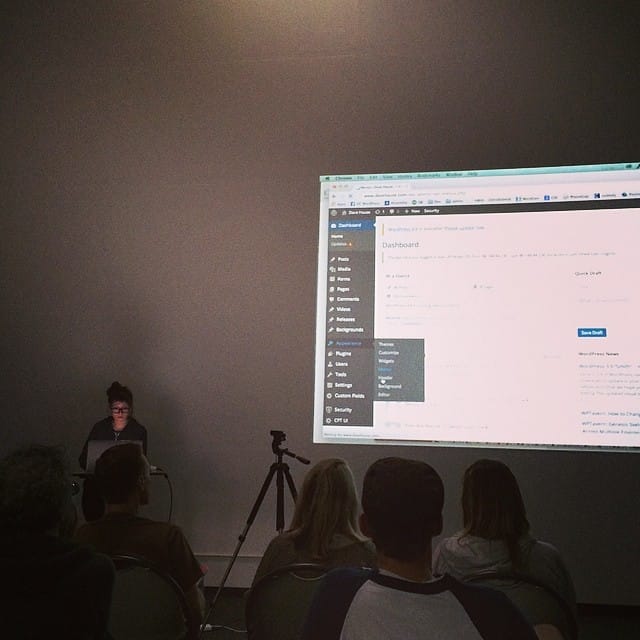 Sarah dropping knowledge bombs at #ocwp Feature image