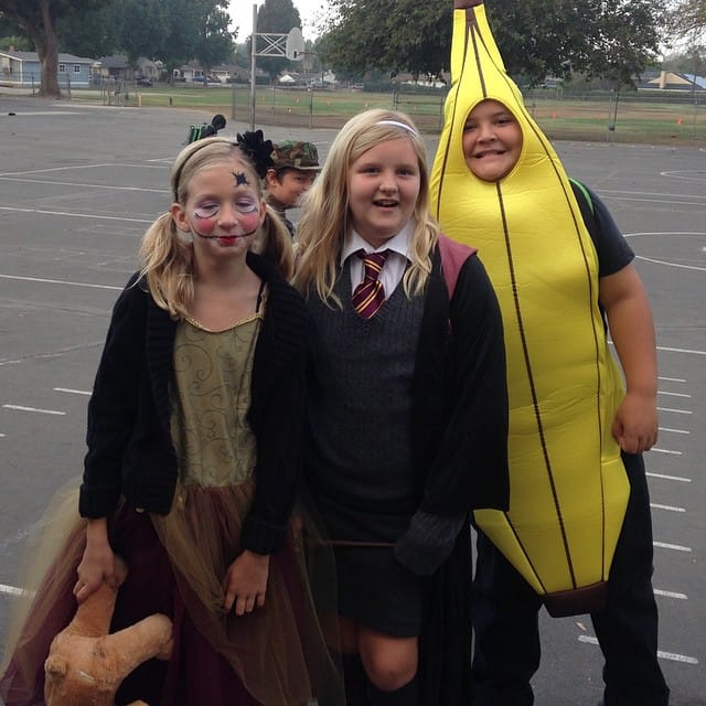 My girlie dressed up as Hermione for #halloween Feature image