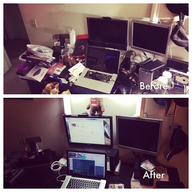 Cleaned the office side of my bedroom while the girls are out Feature image