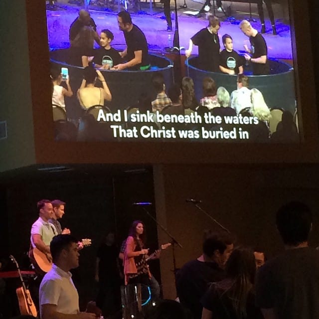 Baptisms @evfreefullerton lots of #evfreerooted folks being #baptised #easter Feature image