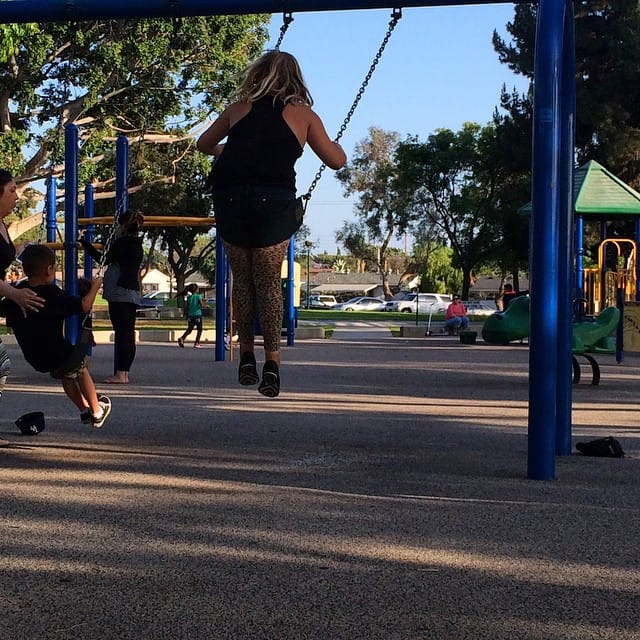 At the park, round two. Feature image