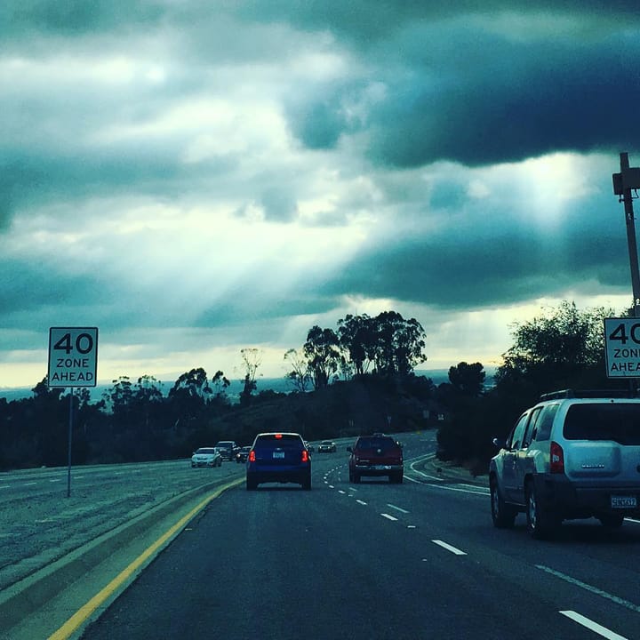 Amazing view on the drive home "from the future Feature image
