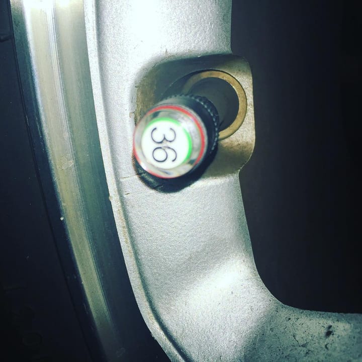Jen came home tonight with a screw in her tire. I patched the hole but our pumps suck, 2nd pump finally "worked" but never pumped it up. AAA to the re Feature image