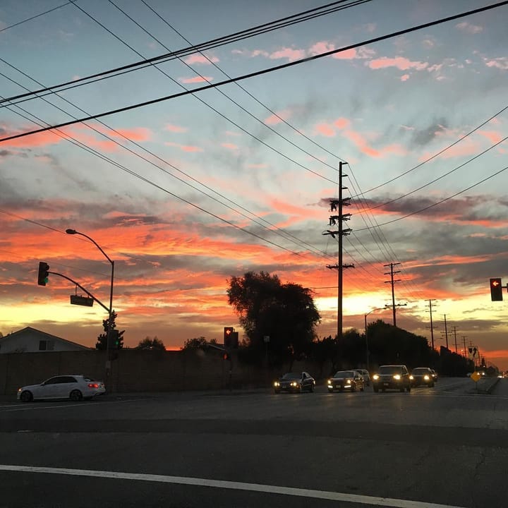 Looks like God found a few extra colors in his color palette and has added them to what is looking to be an awesome sunset Feature image