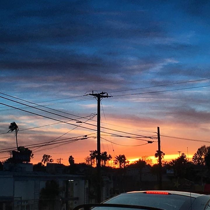 The sunset is getting pretty awesome tonight Feature image