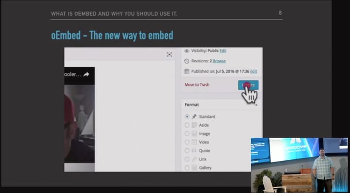 What Is oEmbed and Why You Should Use It - WordCamp Orange County 2016 Feature image